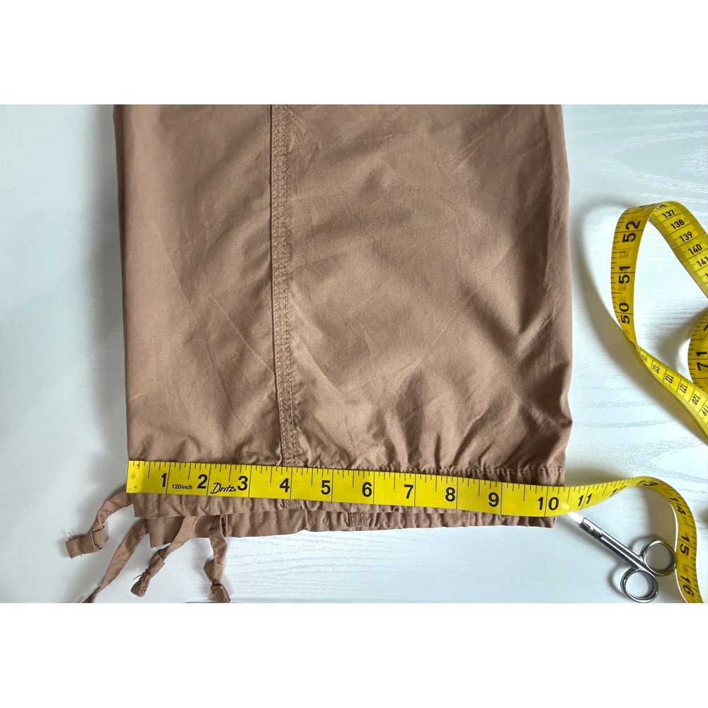 Aerie Tan Khaki High Waisted Cargo Jogger Pants 100% Cotton XS 1623630300 - Picture 7 of 14